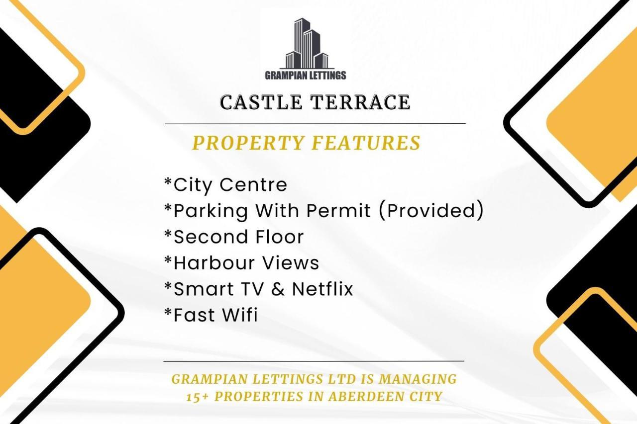 Castle Terrace - Grampian Lettings Ltd Daire Aberdeen Dış mekan fotoğraf